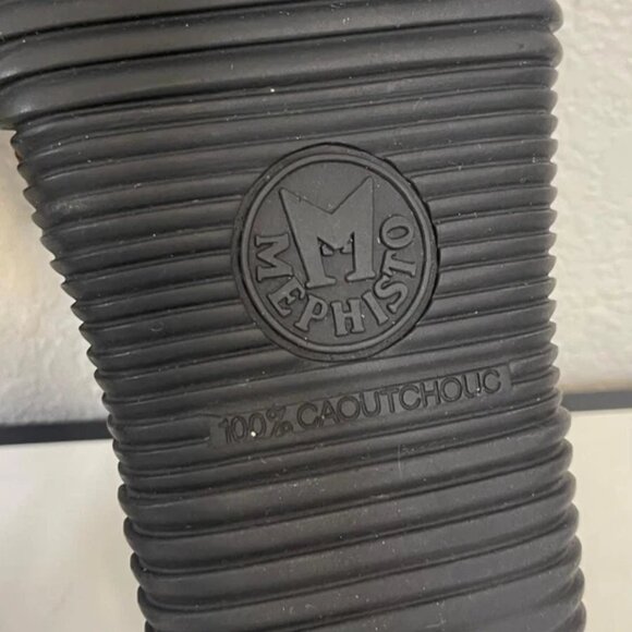 Mephisto Sandals Brown Leather Thong Toe Loop Slip On Women's Size 41 EU/11 US - Picture 11 of 11